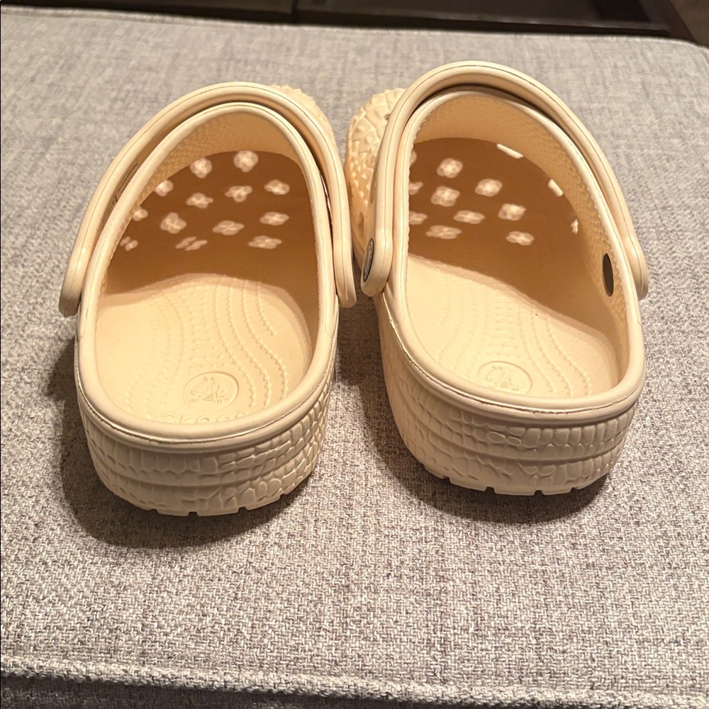 Croc-Style Clogs - Cream - Picture 2 of 3